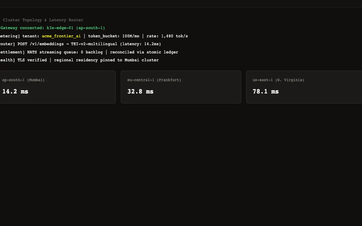 Frontier AI and compute infrastructure interface preview